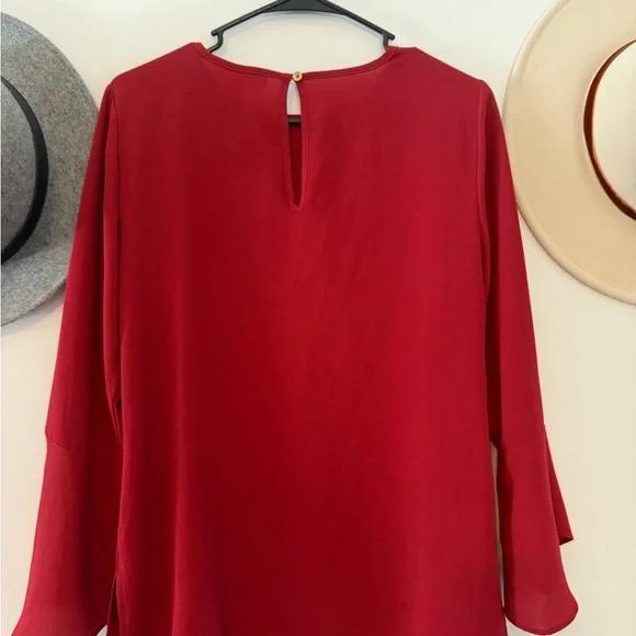 🌟Michael Kors Red Blouse - Picture 5 of 7